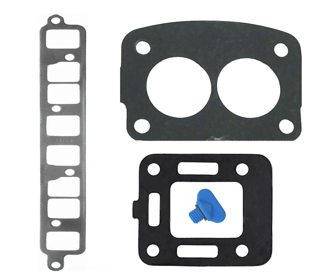 Exhaust Manifold Gasket Kit for Mercruiser 2.5L 3.0L 4cyl (27-53354 27-99777 27-64692)