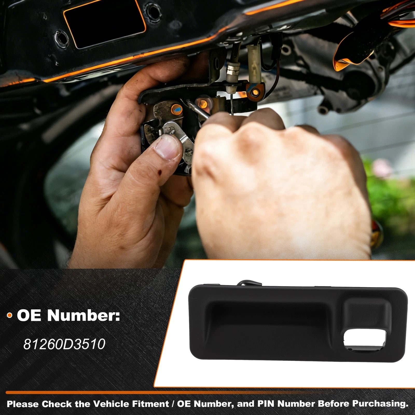 Tailgate Trunk Release Switch Replacement for Hyundai Tucson (2019–2021)