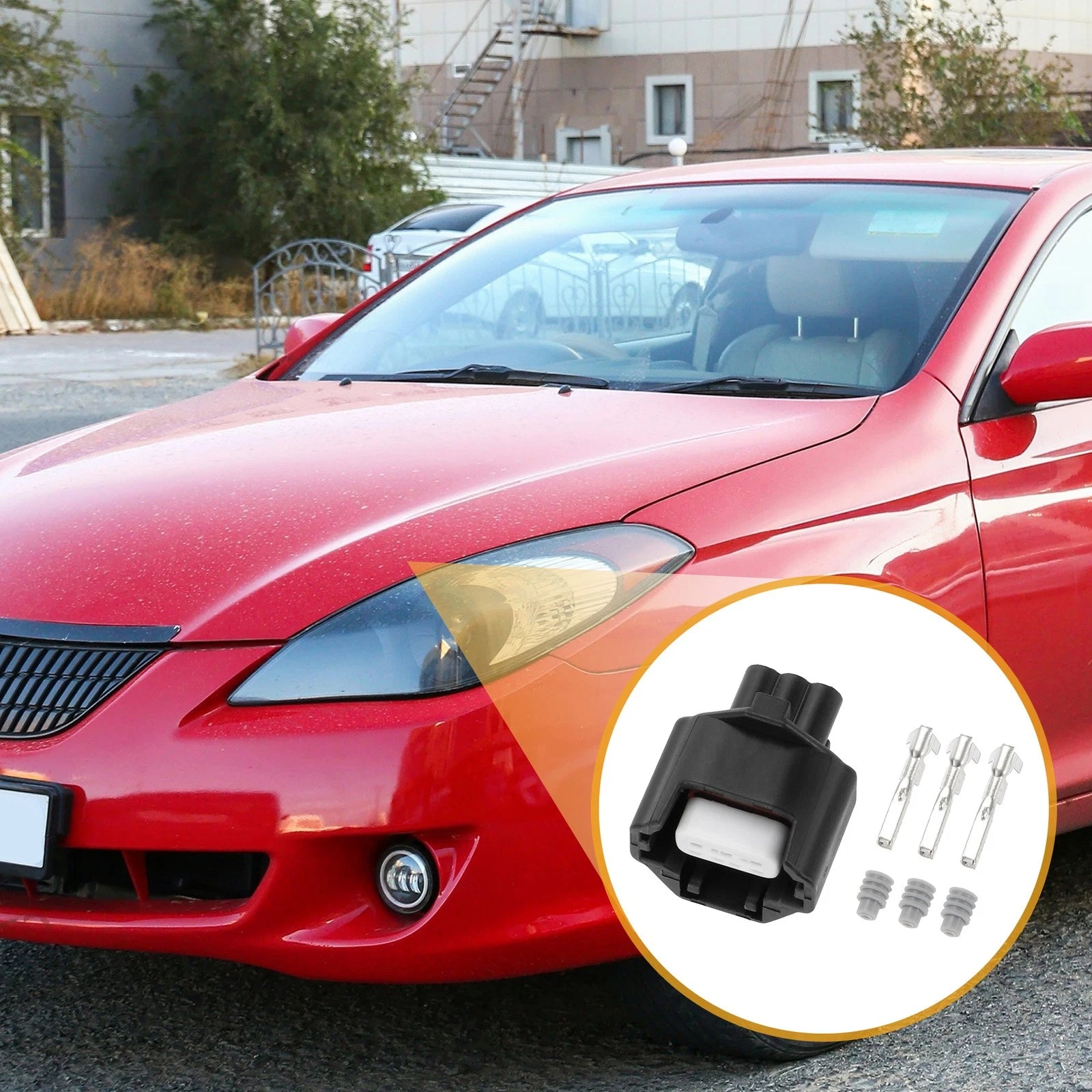 3 Pin Air Conditioning Pressure Sensor Connector Plug for Subaru Forester (2014–2018)