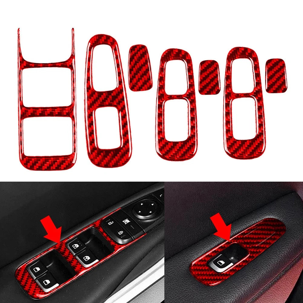 Power Window Switch Knob Panel Cover Trim for Kia Stinger (2018–2023)