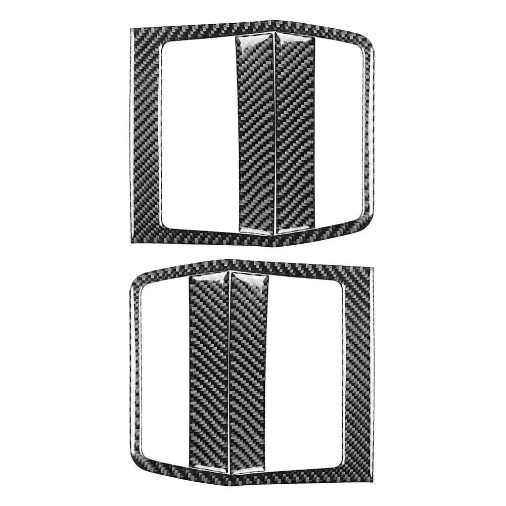Carbon Fiber Interior Door Pusher Panel Cover Trims for Dodge Challenger (2008–2014)