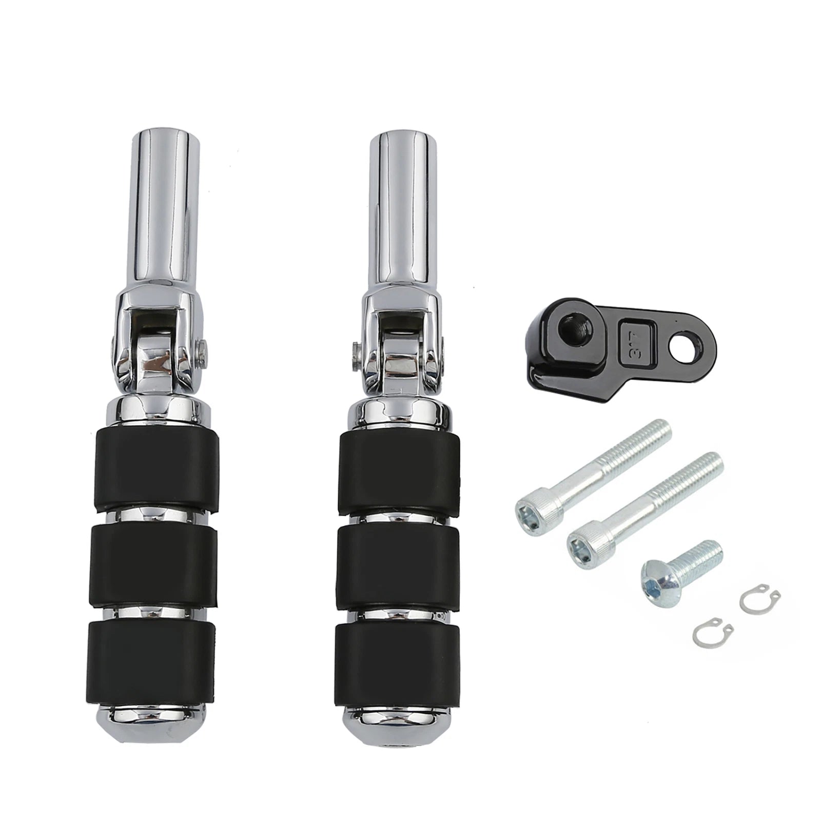 Passenger Footpegs for Harley Softail Slim FLS (2012–2017) FLSTSB (2008–2011)