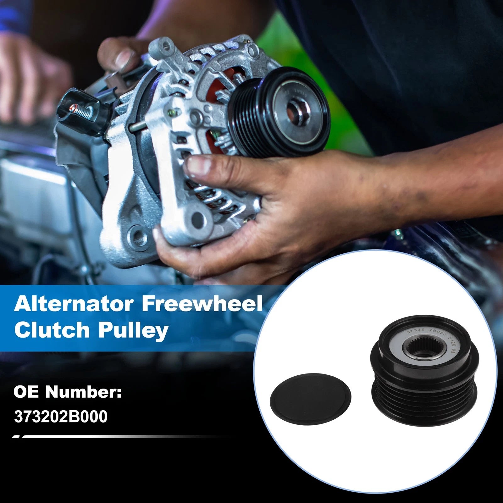Alternator Freewheel Clutch Pulley Replacement for Hyundai Elantra GT (2013–2017)