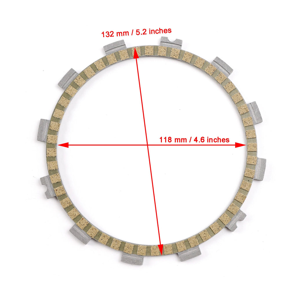 Clutch Friction Plate Kit for Suzuki GSXR1000 (2005–2008) GSX-S1000 (2018–2021)