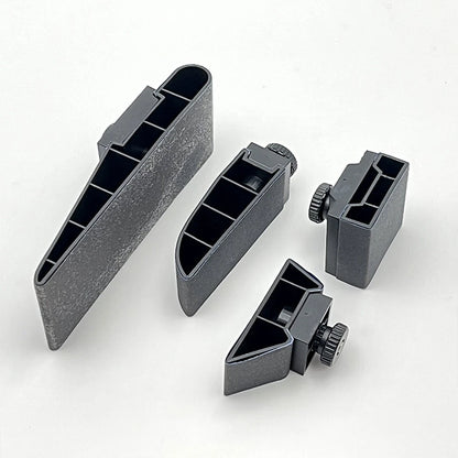 4 Piece Set of Lightweight Plastic Sandpaper Blocks for Wood Leather Car