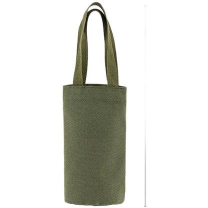 Travel Canvas Water Bottle Bag with Insulated Cup Holder for All Models