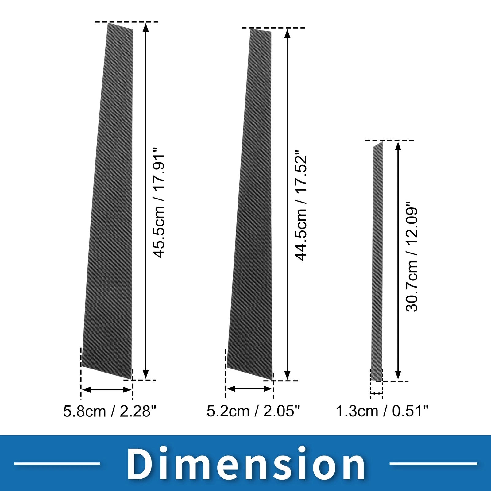 Door Pillar Window Trim Replacement for Mitsubishi Lancer (2008–2017)