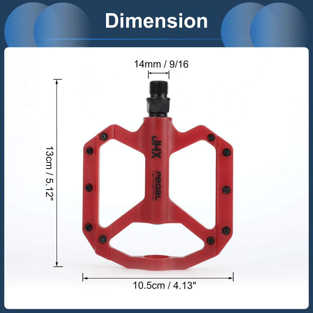 Bicycle Pedals 9/16 Inch Nylon Replacement Set for Road Mountain BMX MTB (2000–2025)