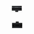 Solar Panel Corner Brackets for Caravan RV Boat (Black/White)