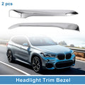 Headlight Trim Bezel Set Front Left Right for BMW X1 F48 (2016–2019)