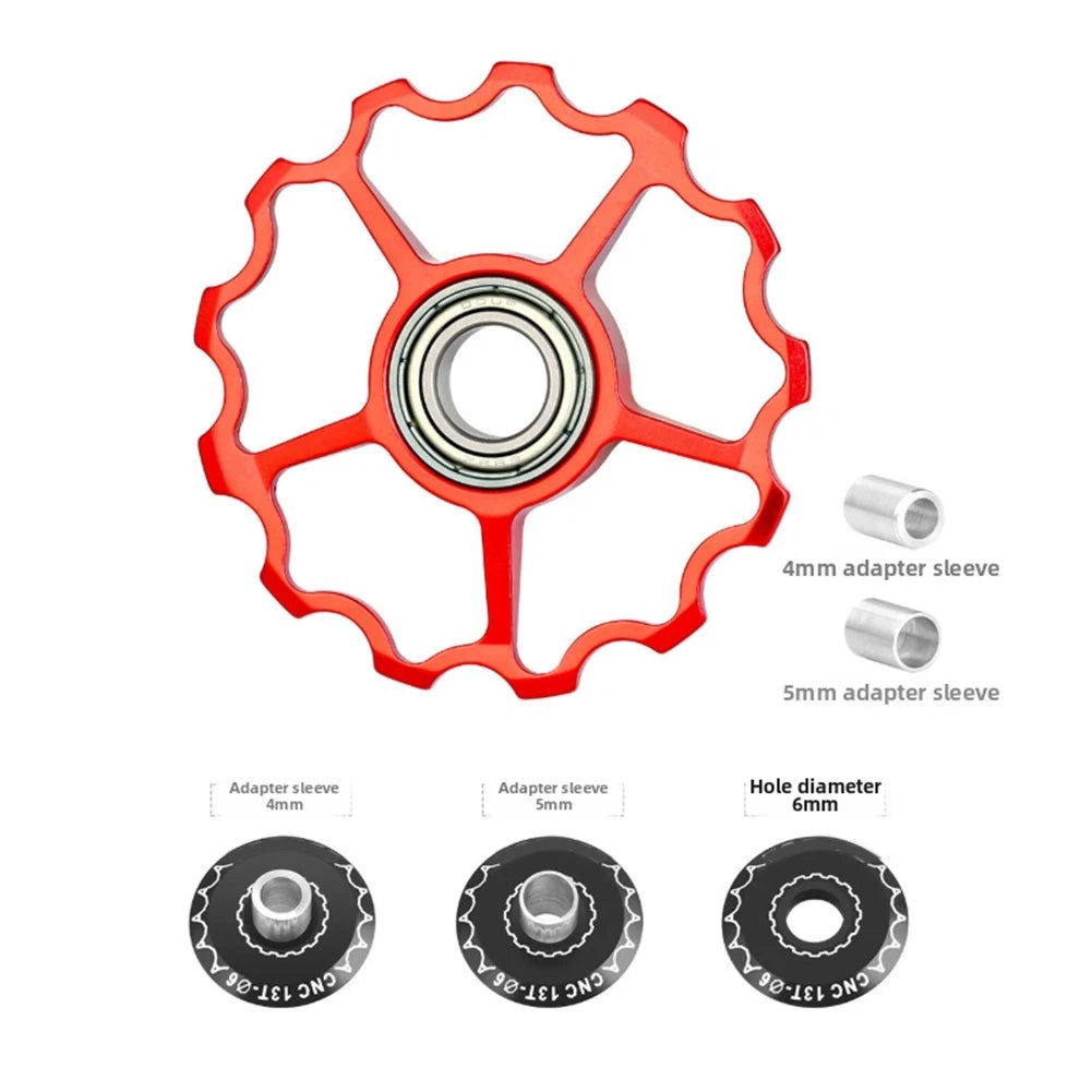 Rear Derailleur Guide Wheel 11T/13T for 8/9/10/11 Speed Bikes
