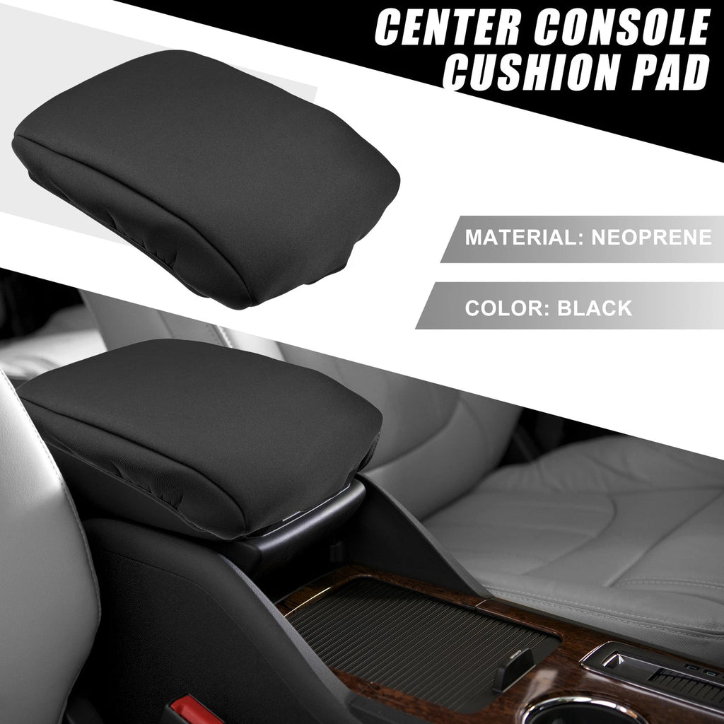 Center Console Armrest Cushion Cover for Toyota 4Runner (2010–2023) Black