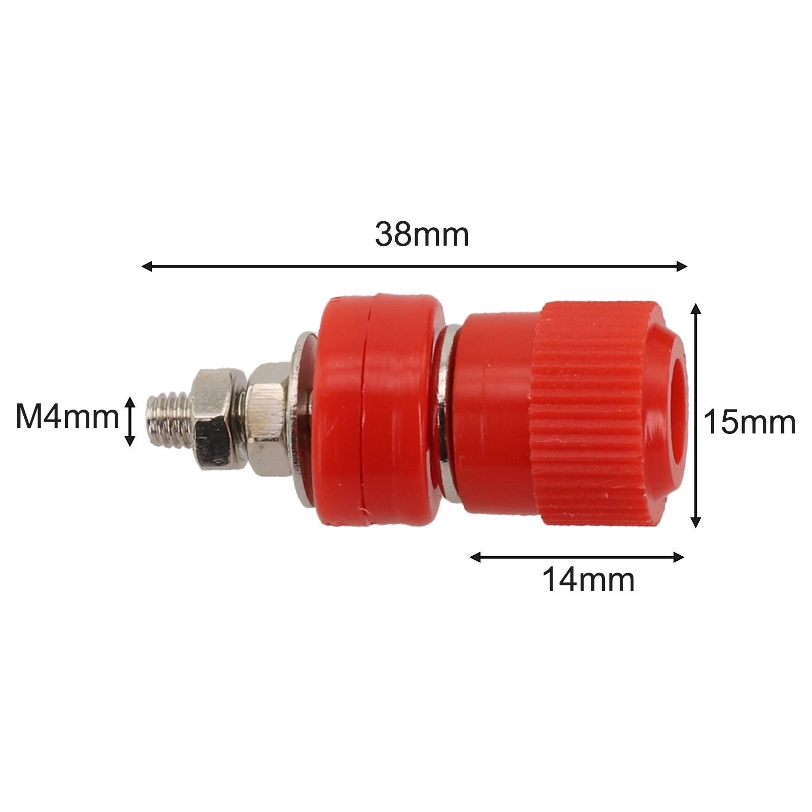 JS999B Terminal Binding Post 4mm Battery Power Connector for