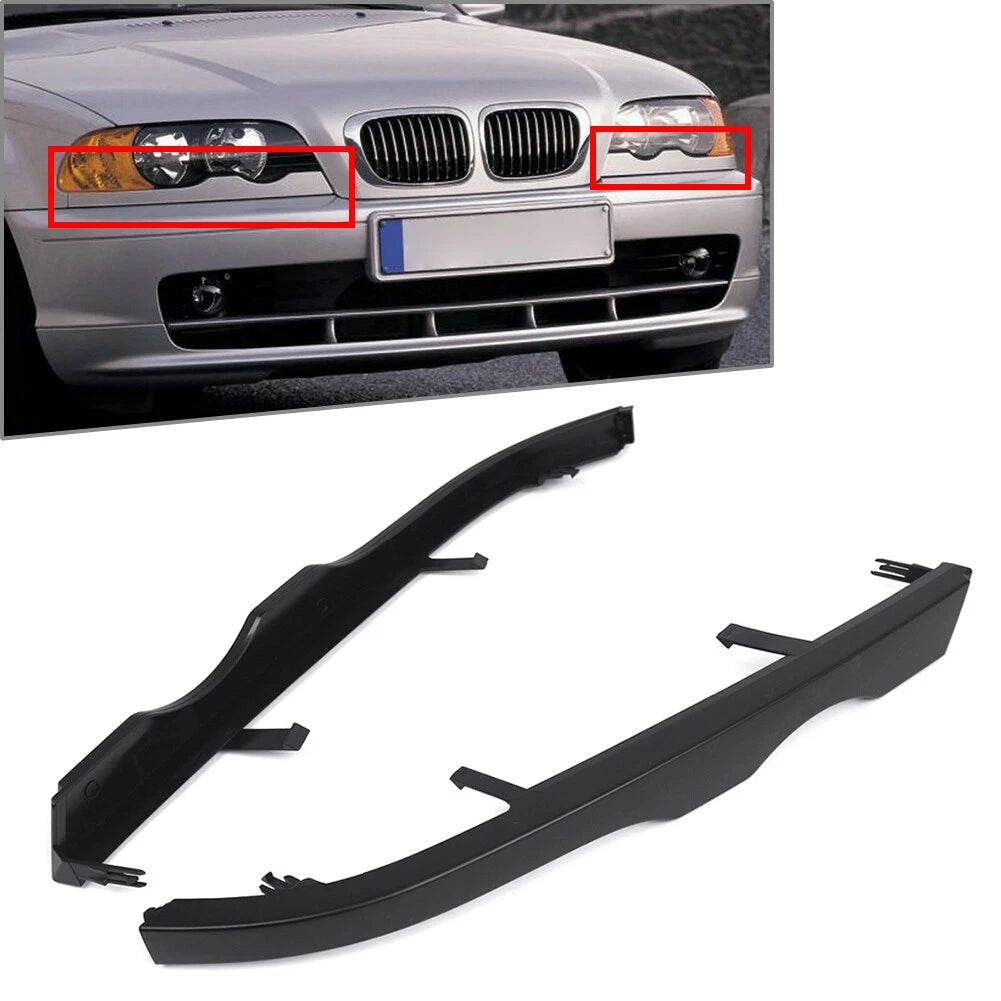 Front Bumper Headlight Lower Molding Trim for BMW 3 Series E46 (1998–2006)