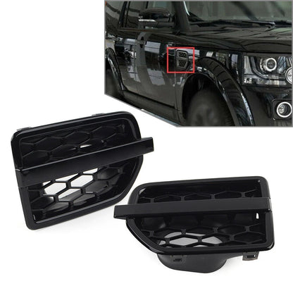 2X Front Grille Air Intake Vent Grill for Land Rover LR4 (2010–2016)