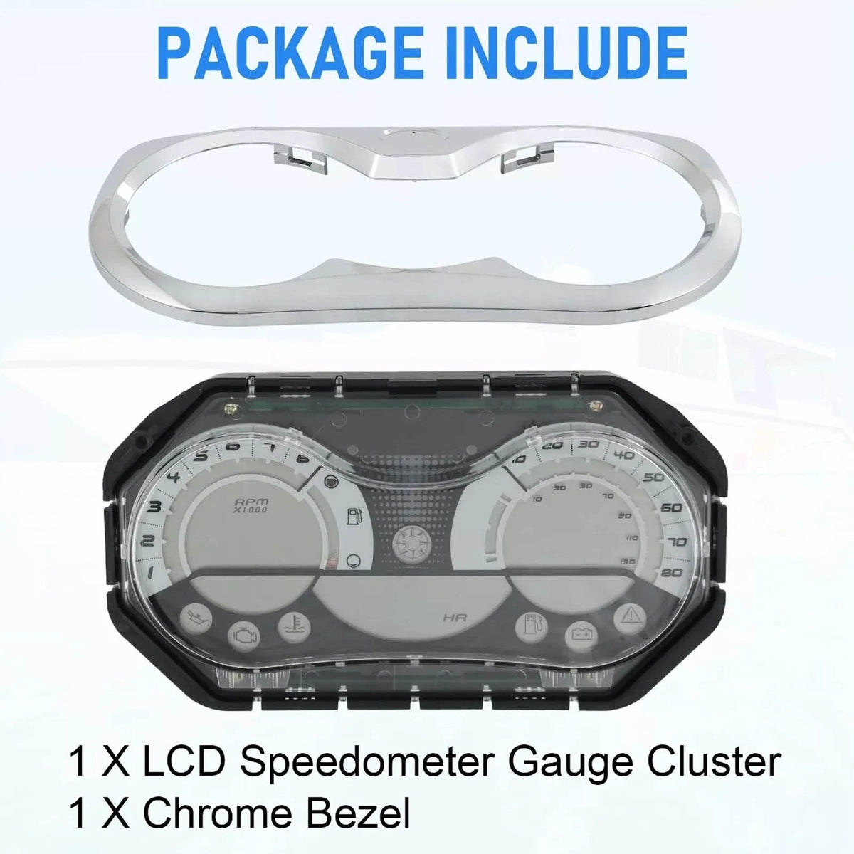 LCD Speedometer Gauge Cluster for Sea Doo GTX RXP Wake RXT (2006–2011)