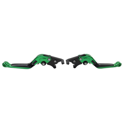 Folding Extendable Brake Clutch Levers for Honda CBR600RR (2007–2022) Green