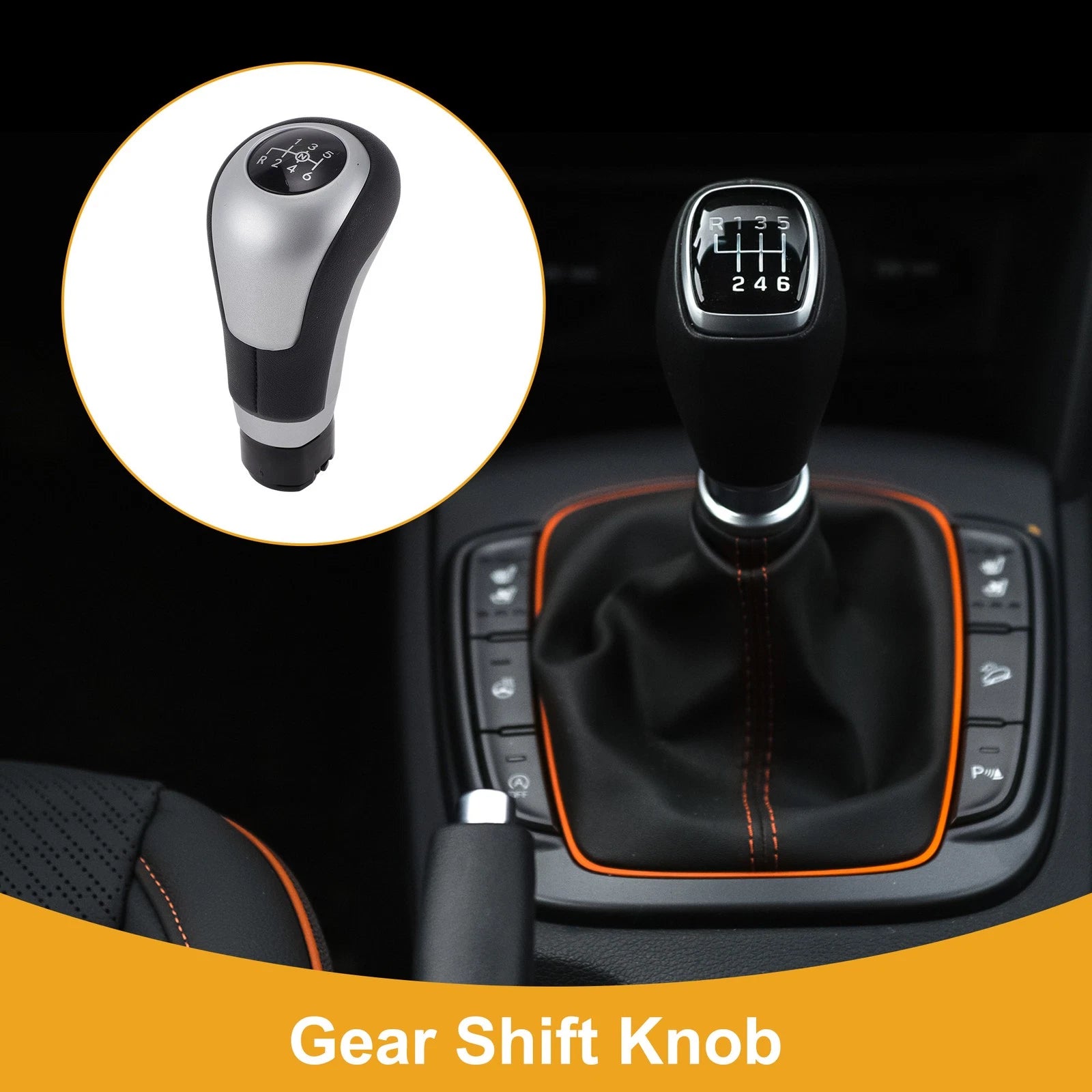 6 Speed Gear Shifter Knob Replacement for Mercedes-Benz A-Class W176 (2012–2018)