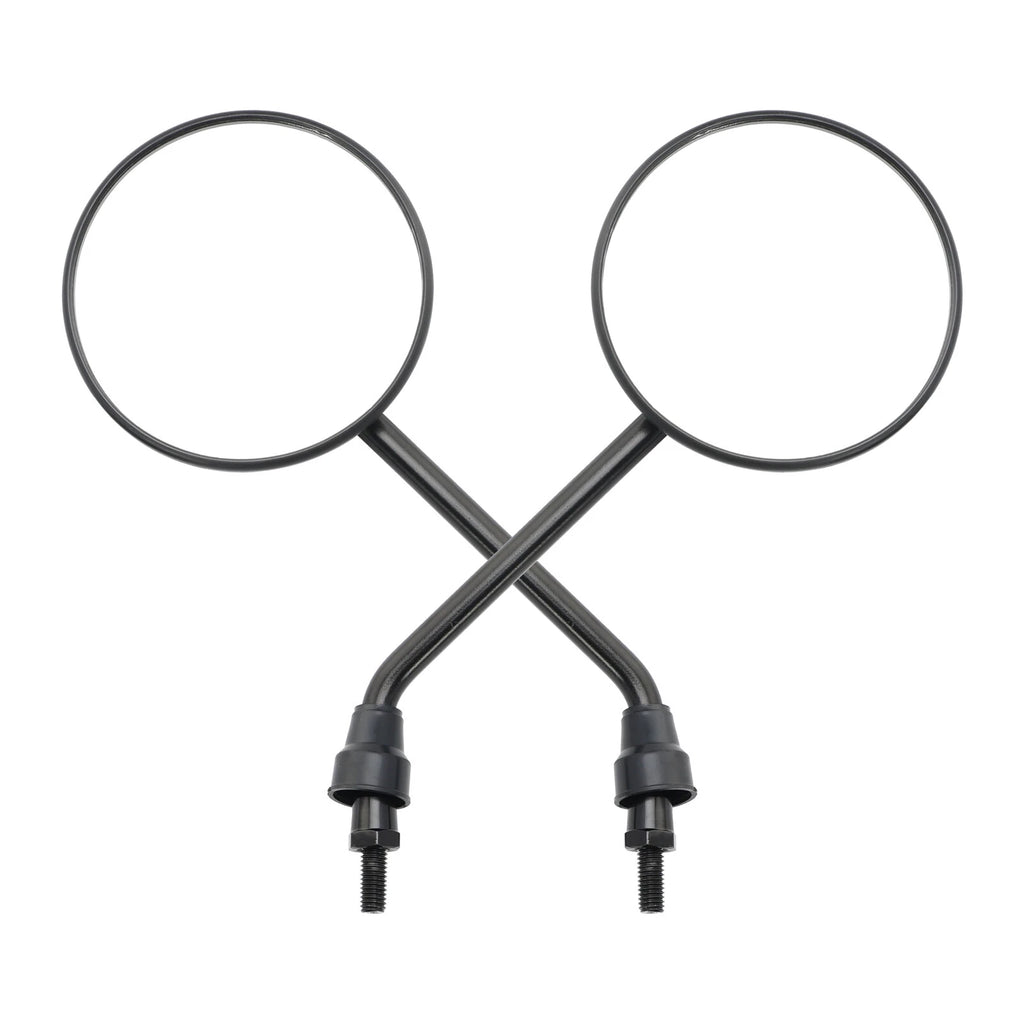 Pair Black Rearview Mirrors M8x1.25 for Simson S50 S51 S53 SR50 KR51 TP