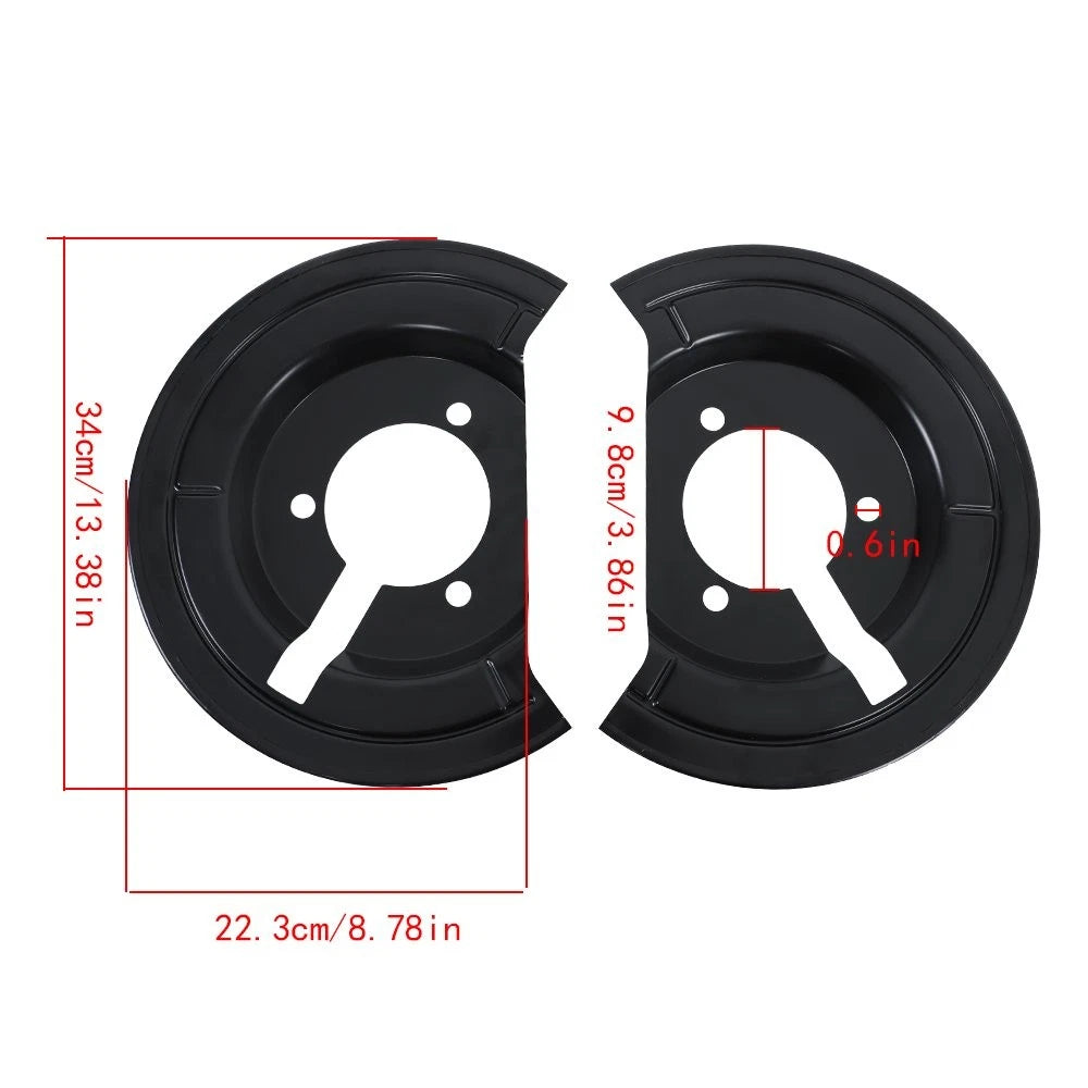 Set of 2 Brake Dust Shields for Ram 1500 (2011–2018)