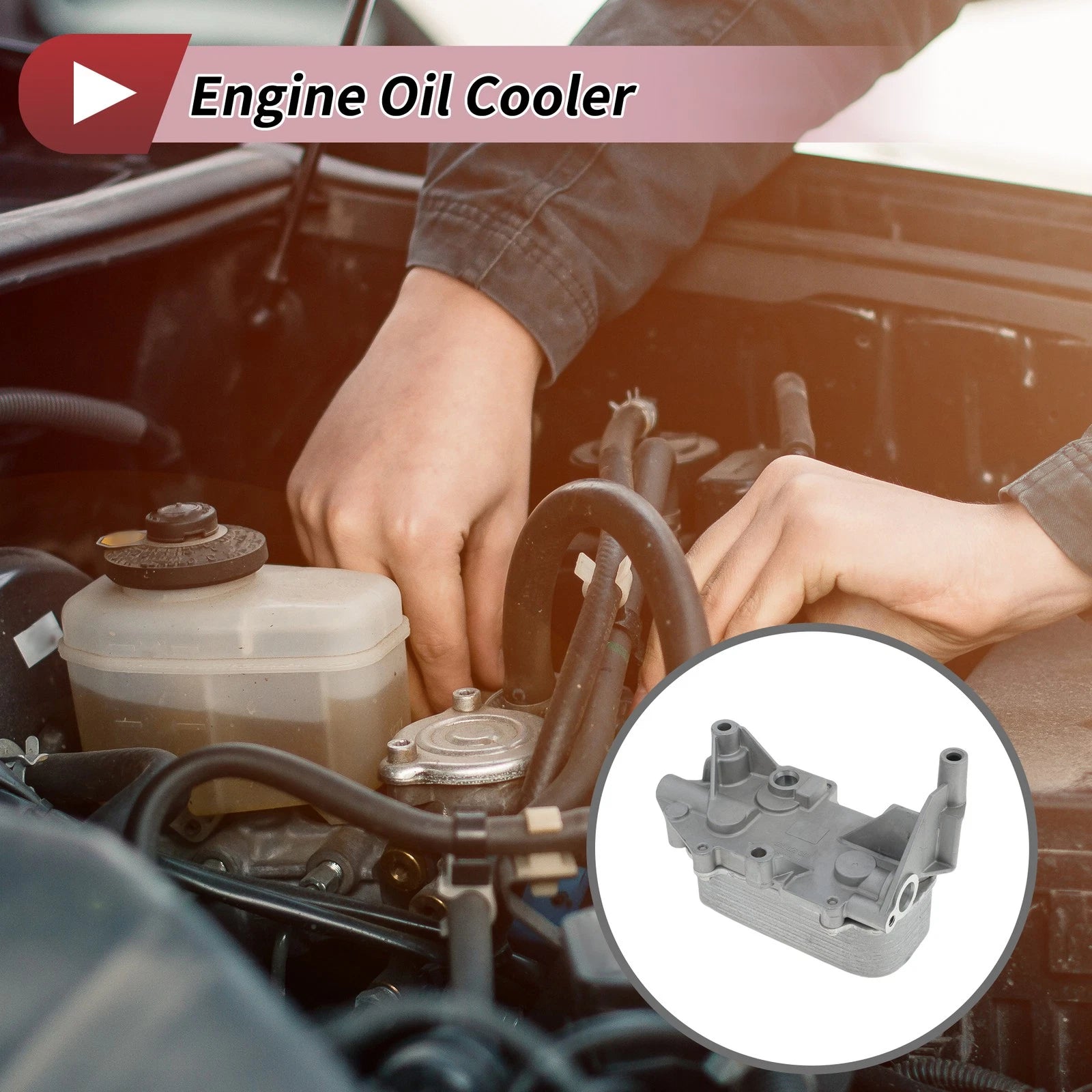 Engine Oil Cooler for Audi A4 (2003–2005) OEM Replacement Trans Cooler