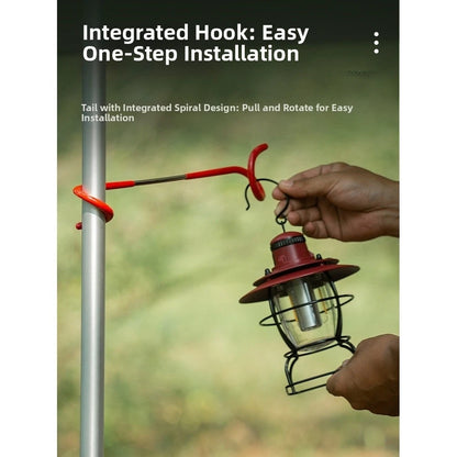 Quick Setup Spiral Hook for Lanterns with Anti Slip Design