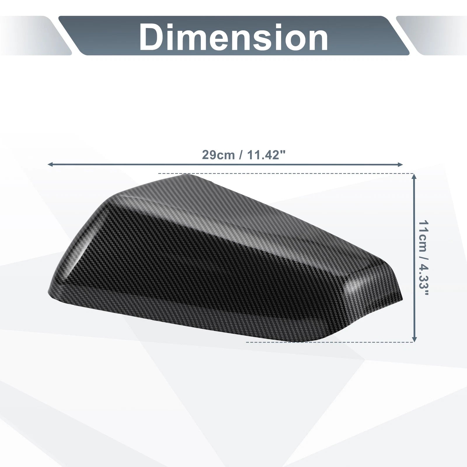 Set Rearview Mirror Cover Cap Replacement for Chevy Equinox GMC Terrain (2018–2022)