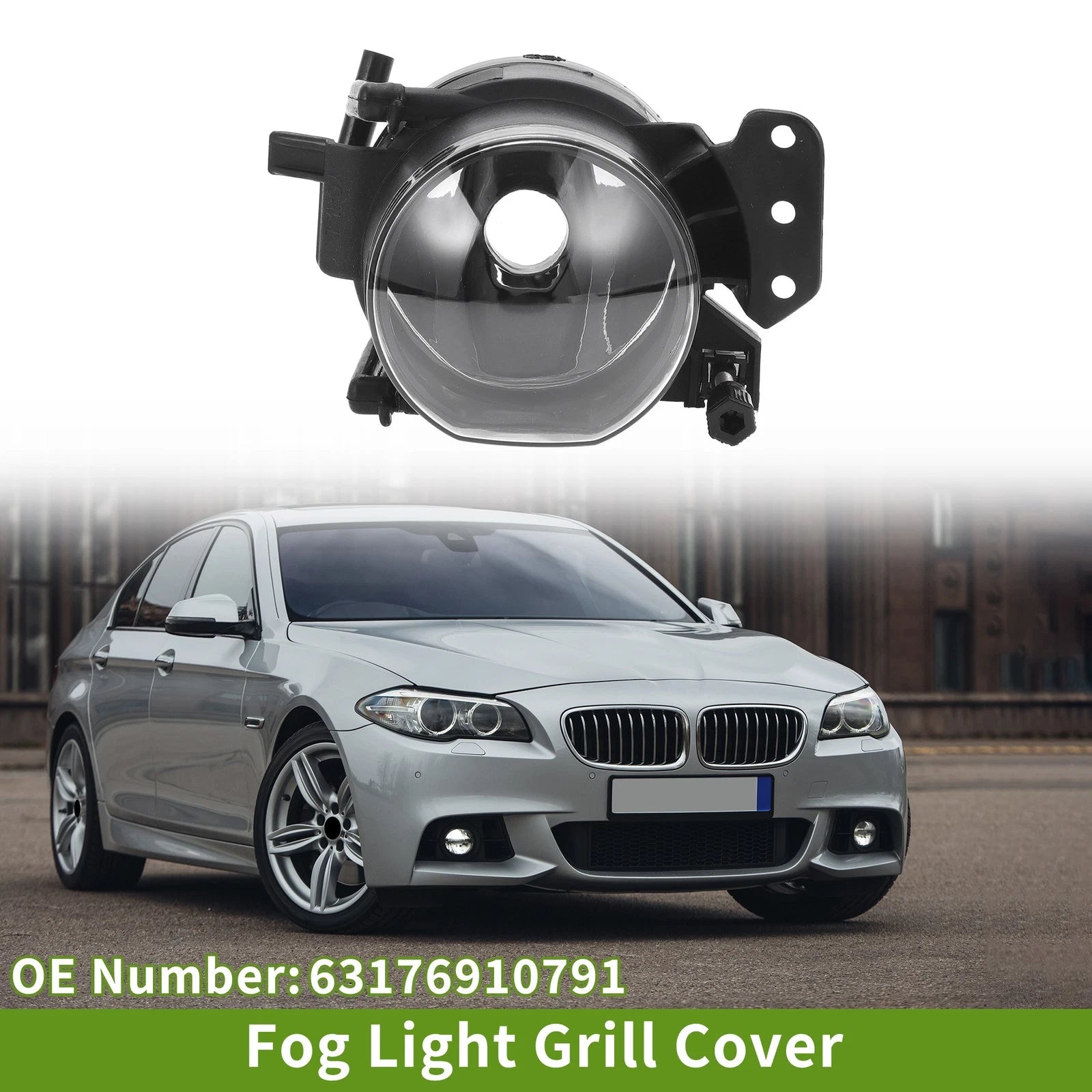 Left Fog Light Grill Replacement for BMW 5 Series E60 (2004–2008)