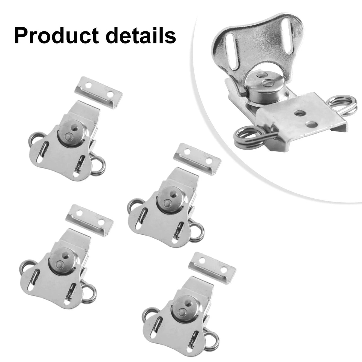 4-Pack Spring Loaded Butterfly Latch for Heavy Duty Applications