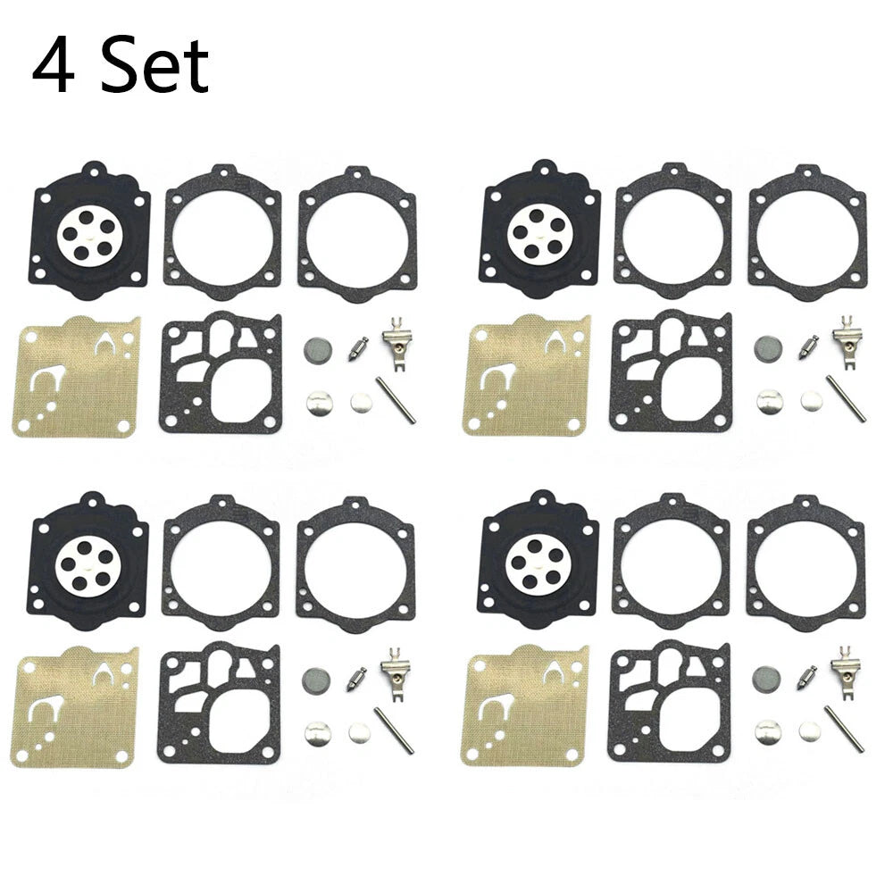 Set of 4 Carburetor Rebuild Kit for Husqvarna 365 X-torq 372 X-torq (K10-RWJ)