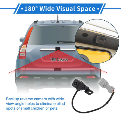 Rear View Camera Backup Reverse Camera 120-180° for Hyundai Santa Fe (2013–2014)