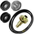 Transmission Belt and Pulley Kit for John Deere D140 D150 D155 (2011–2018)