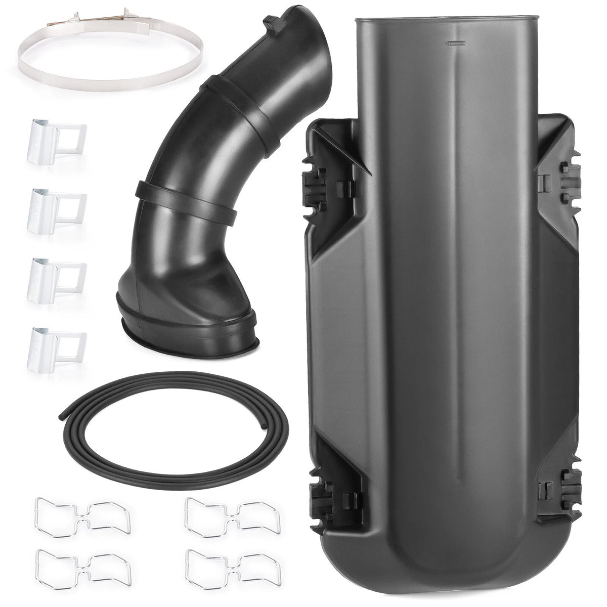 Air Box Lid Cover Cap + Seal + Clip + Clamp + Duct Boot for Yamaha Banshee 350 (1987–2006)