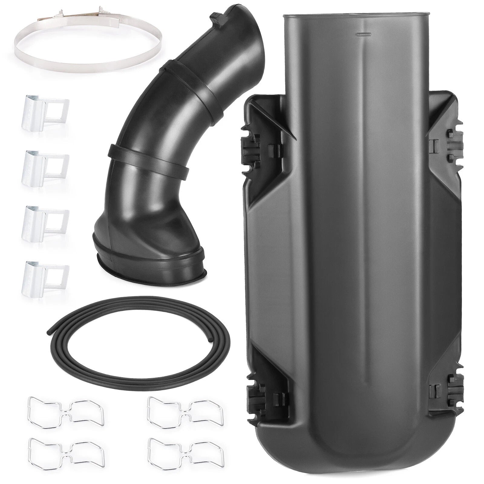 Air Box Lid Cover Cap + Seal + Clip + Clamp + Duct Boot for Yamaha Banshee 350 (1987–2006)