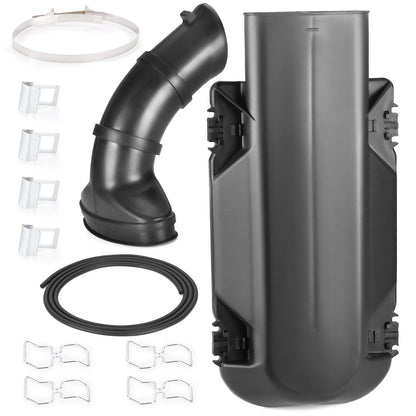 Air Box Lid Cover Cap + Seal + Clip + Clamp + Duct Boot for Yamaha Banshee 350 (1987–2006)