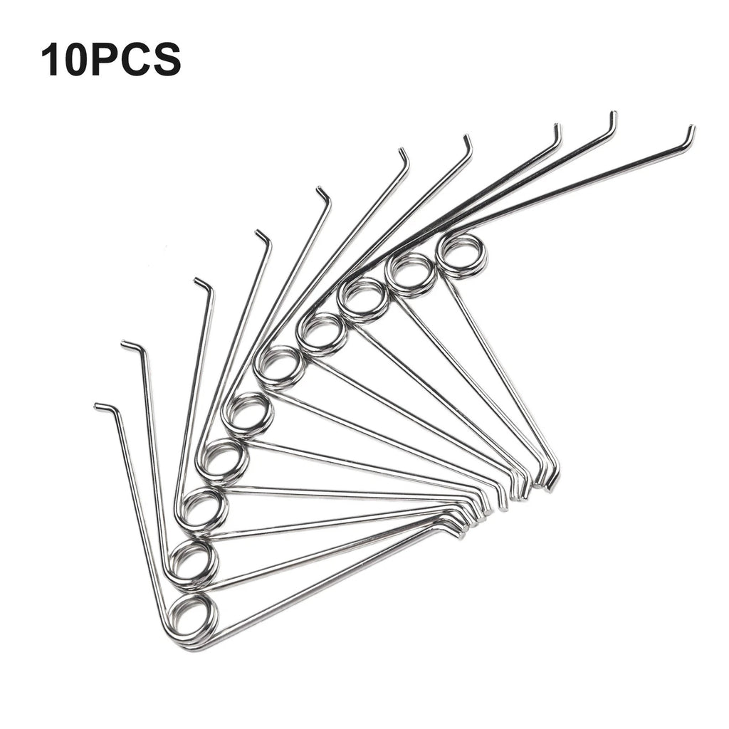 10 Pcs V Shape Steel Compression Spring for Gardening Tools
