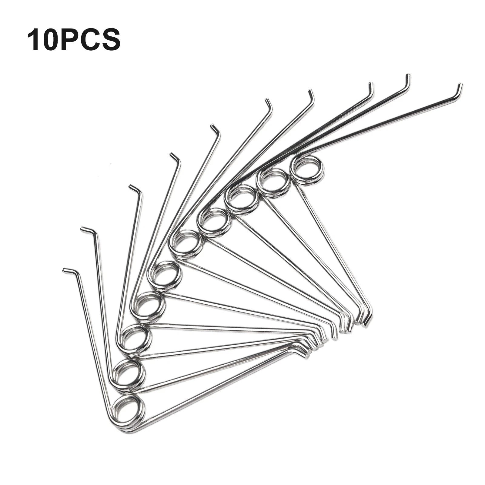 10 Pcs V Shape Steel Compression Spring for Gardening Tools
