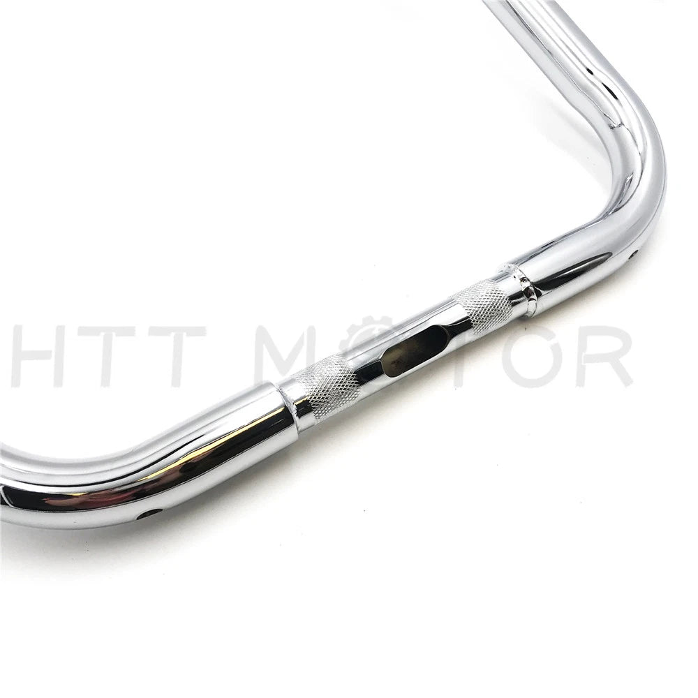 16" Chrome Handlebars for Harley Touring Batwing Fairing (1986–2017)