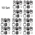 Set of 10 Carburetor Repair Kits for Walbro K10-WYC Chainsaw Blower Trimmer