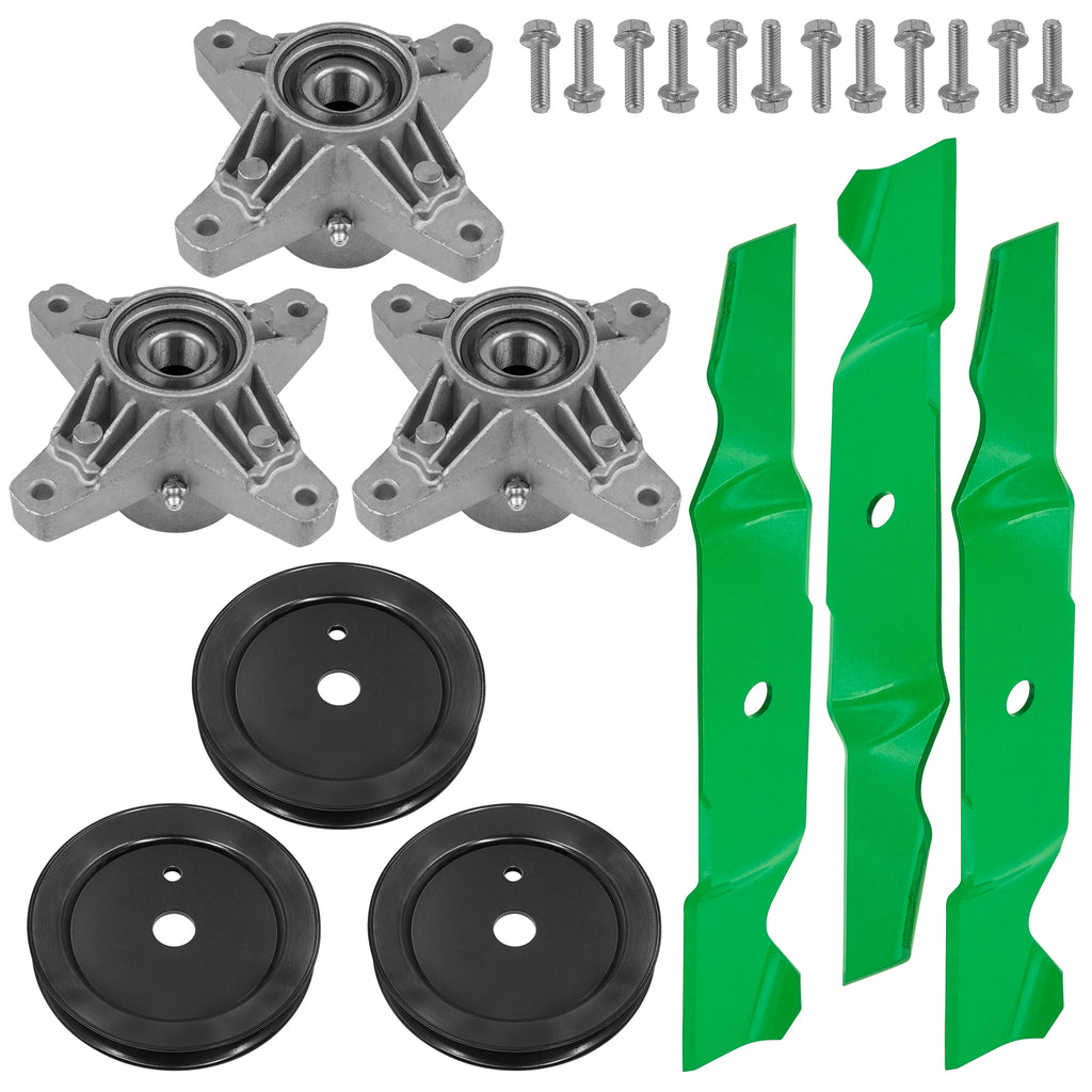 Deck Spindle and Pulley Assembly for Cub Cadet SLT1554 GT2554 (54") (2006–2012)