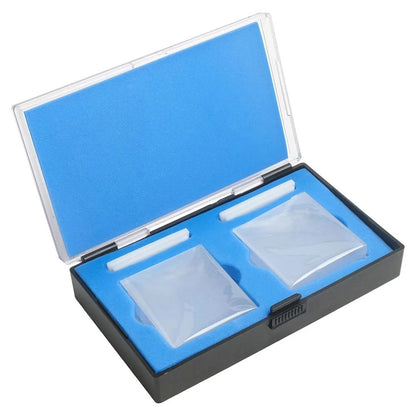 Pack of 2 50mm Quartz Cuvettes for Laboratory Use