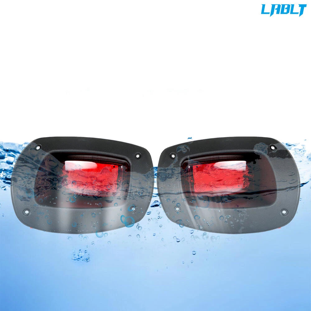 2X LED Tail Light Assemblies for EZGO RXV (2008–2015)