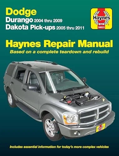 Shop Manual for Dodge Durango Dakota (1998–2004)