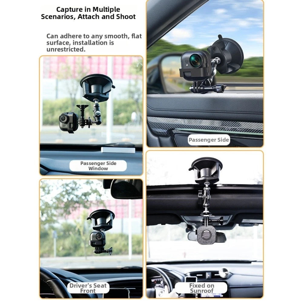 Suction Cup Mount for Insta360 Go Ultra Camera (2020–2023)