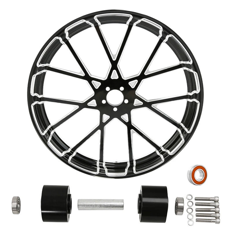 21x3.5" Front Wheel Rim Dual Disc Hub for Harley Street Glide (1997–2021)