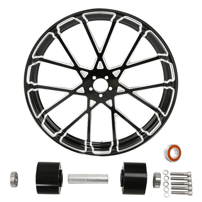 21x3.5" Front Wheel Rim Dual Disc Hub for Harley Street Glide (1997–2021)