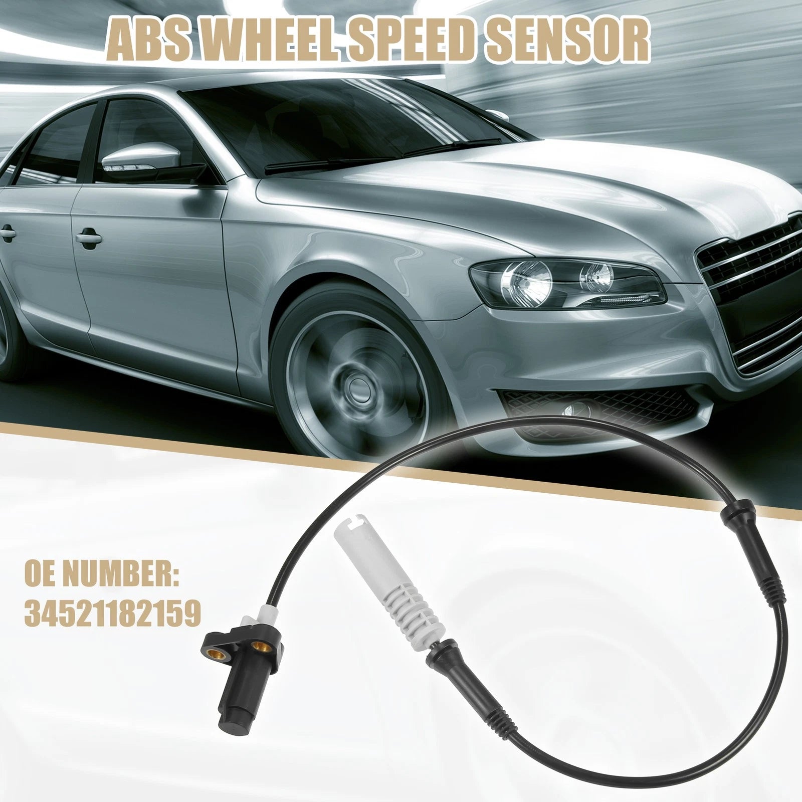 ABS Wheel Speed Sensor Front Left Right for BMW 520i 523i 528i (2000–2010)