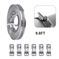 Adjustable Worm Drive Hose Clamp for Universal Use (Stainless Steel)