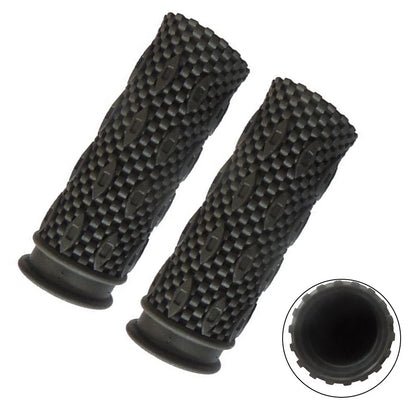 2X 85mm Rubber Grip Handlebar Grips for Bicycle