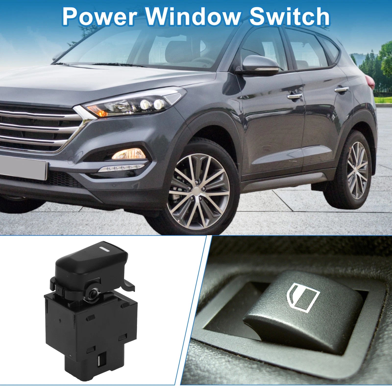 Passenger Side Power Window Switch for Hyundai Tucson (2010–2015)